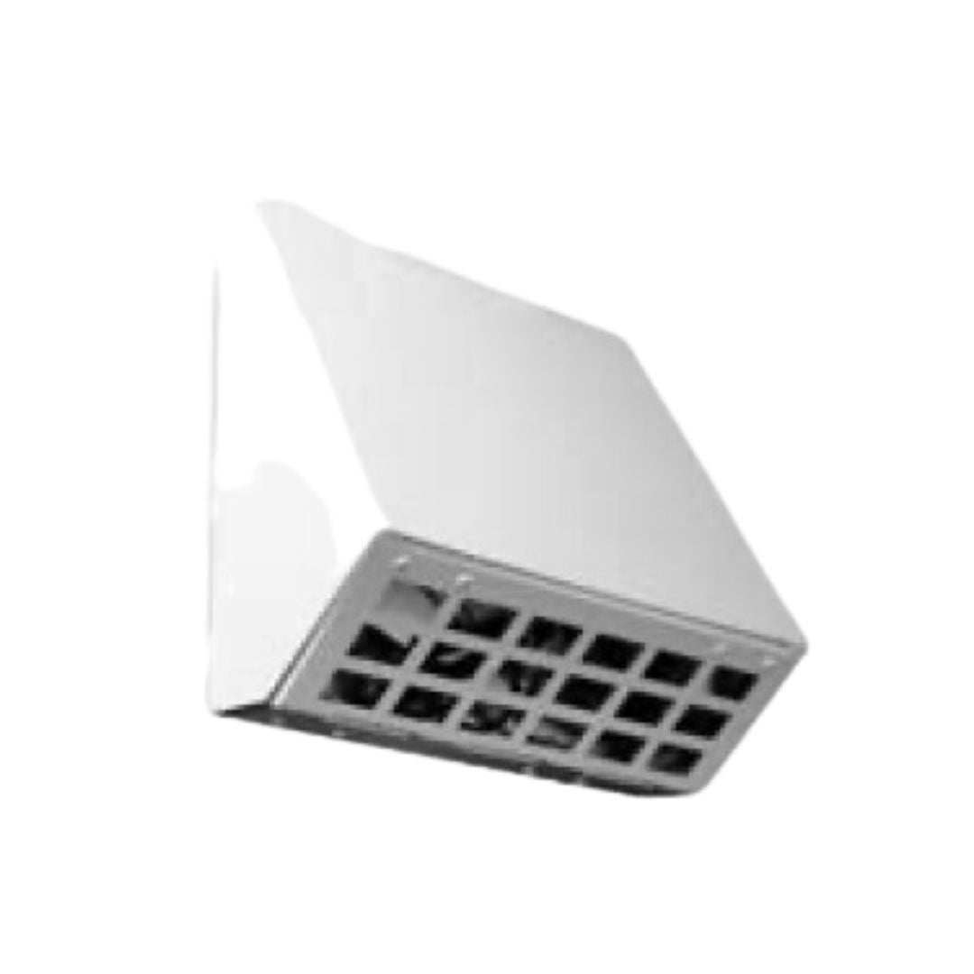 Udvendig regnskjold med varme